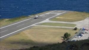 1 Aeroporto na ilha de Saba