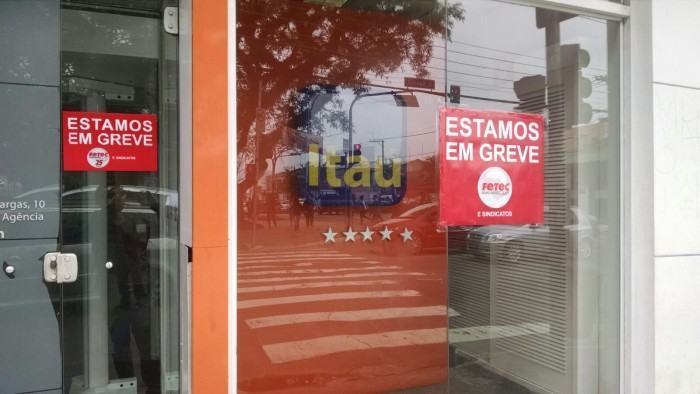 agências bancárias de greve