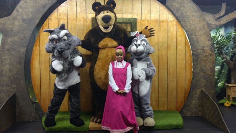 Espetáculo Masha e o Urso em Guarulhos
