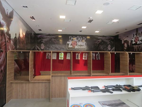 Zombie Killer - espaço fixo do Shopping Bonsucesso para a prática de Airsoft
