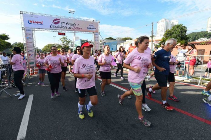 Corrida e Caminhada do Batom Foto: Sidnei Barros